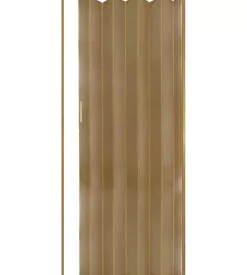 Porta a soffietto da interno essenza colore noce 82x214 cm