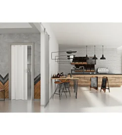 Porta a soffietto da interno "monica" bianco 83x214 cm