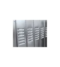 Porta monolamiera zincata per cantine, 80x200 cm