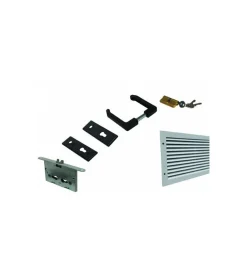 Porta monolamiera zincata per cantine, 80x200 cm