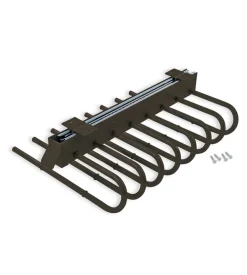 Porta pantaloni dx estraibile per armadio moka - emuca.