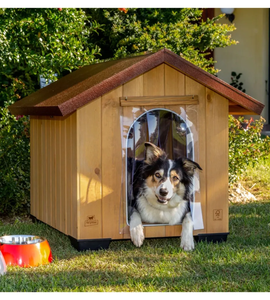 Porta per cucce cani ferplast "medium" in plastica trasparente 27,5x42 cm