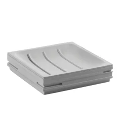 Porta sapone quadrotto bianco