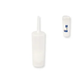 Porta scopino line bianco.