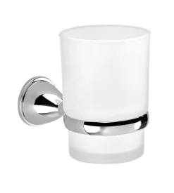 Porta spazzolini genziana cromato