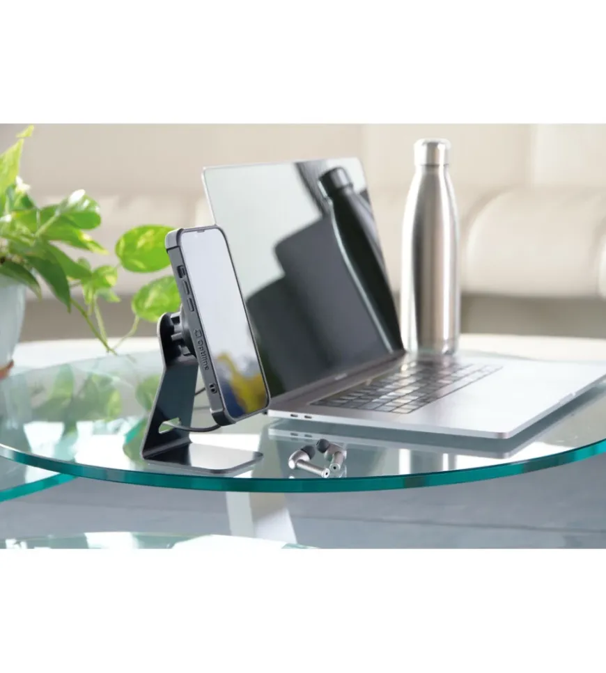 Porta telefono magnetico da tavolo lampa "mag wireless stand" con ricarica wireless - 91807