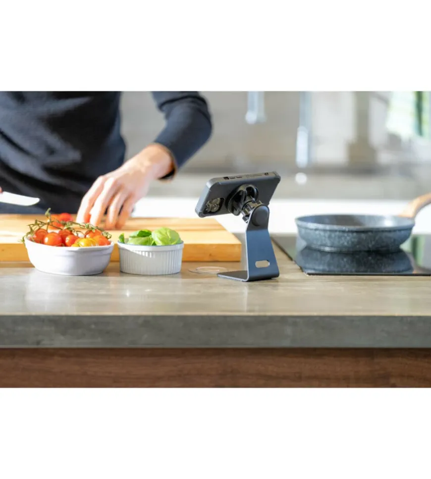 Porta telefono magnetico da tavolo lampa "mag pro stand" con base adesiva - 91769