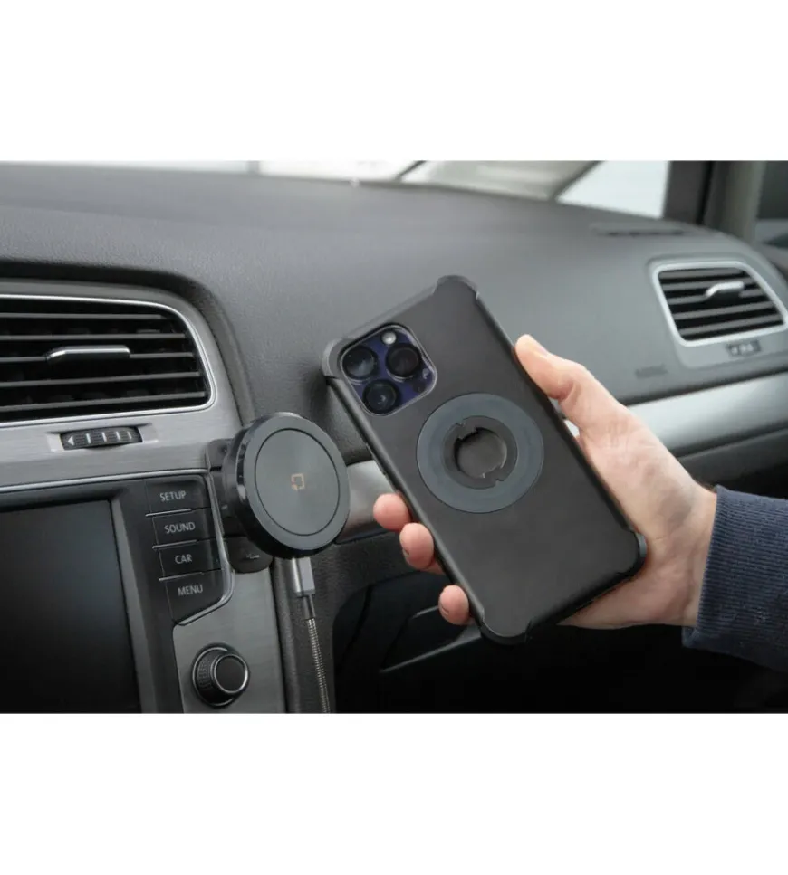 Porta telefono magnetico lampa "mag wireless stick" con ricarica wireless e attacco adesivo - 91804