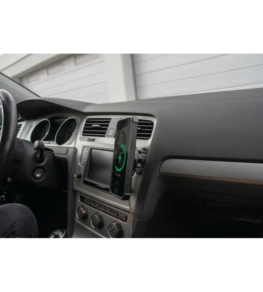 Porta telefono magnetico lampa "mag wireless stick" con ricarica wireless e attacco adesivo - 91804