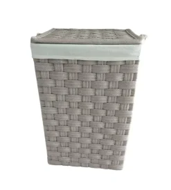 Portabiancheria easy system "grande" beige in tnt 42,5x42,5x62 cm