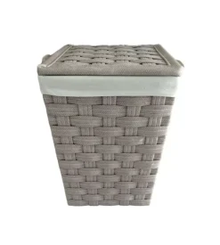 Portabiancheria easy system "piccolo" beige in tnt 34,5x34,5x49,5 cm