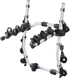 Portabiciclette posteriore "nitto" in alluminio per 3 bici - n50205