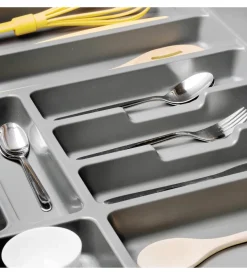 Portaposate per cassetti da cucina, modulo 60 cm