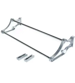 Portascarpe self per interno armadio alluminio e acciaio