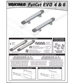 Portasci per barre da tetto yakima 