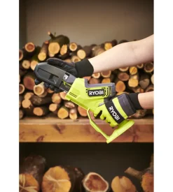 Potatore a catena a batteria ryobi "ry18psx10a-0" barra 10 cm 18v solo corpo macchina