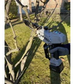 Potatore a catena a batteria volpi "kvs6000" barra 19 cm 2 batterie 21,6v 4,0ah