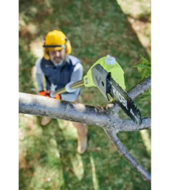 Potatore a catena telescopico a batteria ryobi 