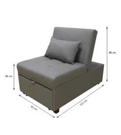 Pouf 3 in 1 bellahome 