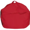 Pouf armonia "comodone" in nylon rosso 65x65x62 cm