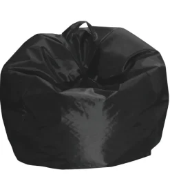 Pouf armonia "comodone" in nylon nero 65x65x62 cm