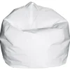 Pouf armonia "comodone" in nylon bianco 65x65x62 cm