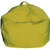Pouf armonia "comodone" in nylon giallo 65x65x62 cm