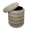 Pouf contenitore bellahome beige 38x38x45 cm