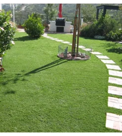 Prato sintetico verde economico 2x10 mt h50 mm per giardino 