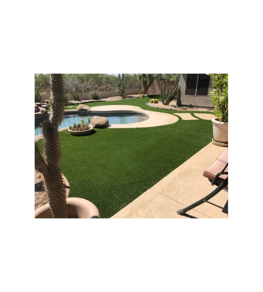 Prato sintetico verde economico 1x10 mt h50 mm per giardino "wimbledon"