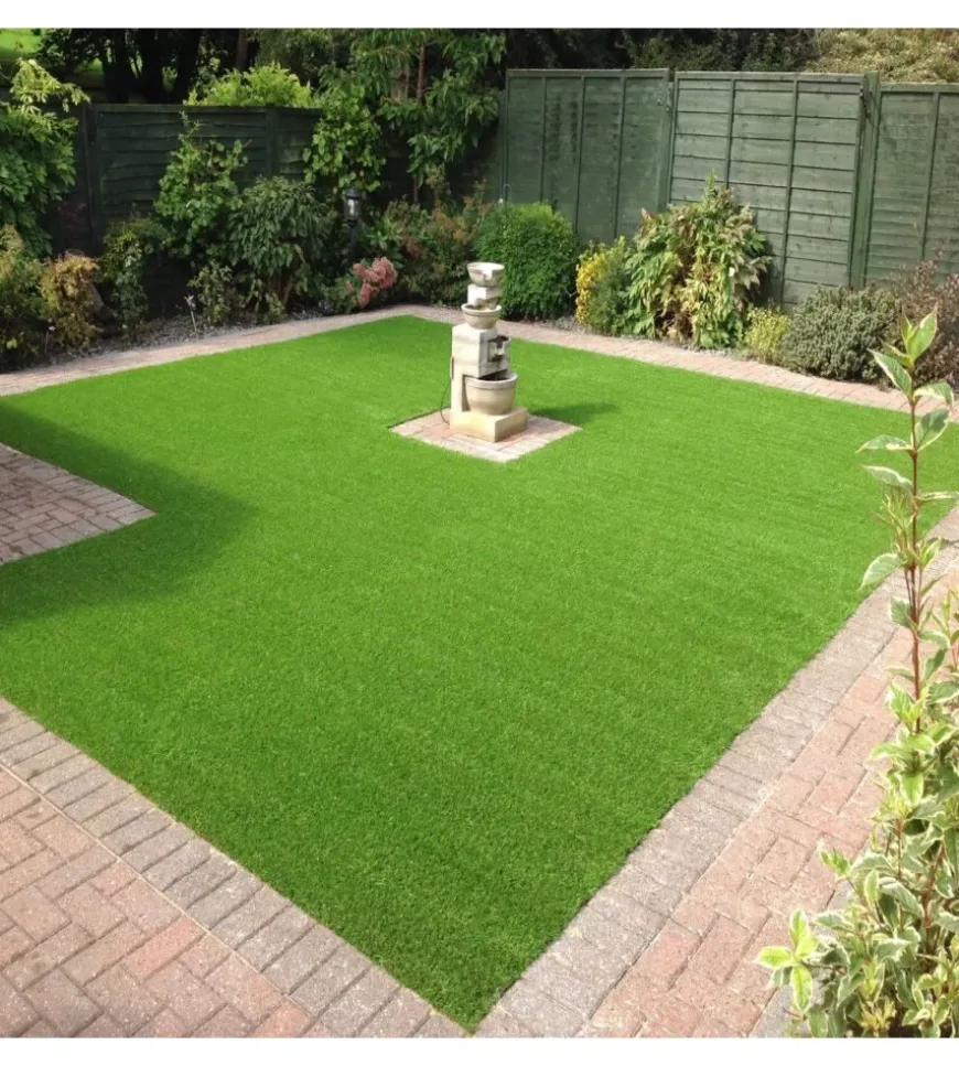 Prato sintetico verde economico 1x10 mt h50 mm per giardino "wimbledon"