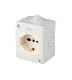 Presa pluristandard poly pool colore grigio, 10/16a