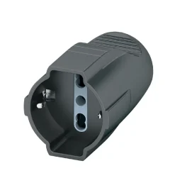 Presa stdr tedesco/bipasso 10/16 a 2p+t grigio - bticino.