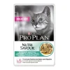 Pro plan delicate,  alimento umido per gatto, teneri pezzetti in salsa con pesce dell'oceano.