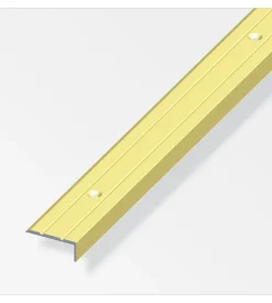 Prof chiuso 25x10 alluminio ottone - 2 metri.