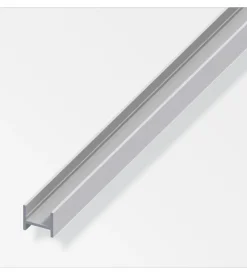 Profilo ad h 16x19,5 alluminio arg - 1 metro.