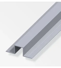 Profilo ad "u" 2 lati 23.5x67.5 in alluminio - 1 metro.