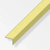 Profilo di chiusura per angoli 25x18alluminio ottonato- 2 metri.