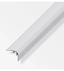 Profilo di chiusura 32x27.0 alluminio argentato - 1 metro.