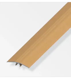 Profilo di raccordo alluminio faggio 46mm - 1 metro.