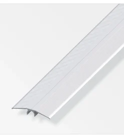 Profilo di raccordo alluminio argento 46mm - 2 metri.