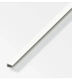 Profilo p bordi 3.5 pvc bianco - 1 metro.