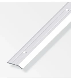 Profilo terminale 30x5 alluminio argento for. - 1 metro.