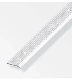 Profilo terminale 25x6 alluminio forato 1 metro.