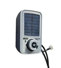 Programmatore d'irrigazione solare g.f. "aquatime solar uno.3 kit20" con 13 programmi per 20 vasi