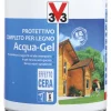 Protettivo completo per legno acqua-gel, colore bianco - litri 0,75
