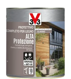 Protettivo completo per legno alta protezione all' acqua, colore ciliegio - 0,75 litri