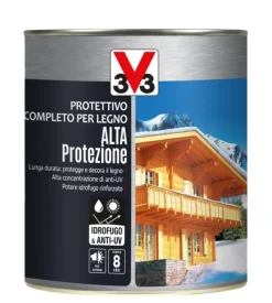 Protettivo completo per legno alta protezione a solvente, incolore - 0,75 litri