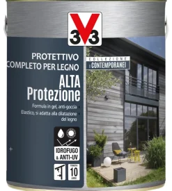 Protettivo completo per legno alta protezione collezione i contemporanei - abete fume - 2,5 litri