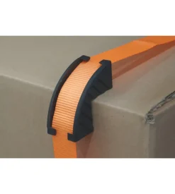 Protezione per bordi ricurva in polipropilene per cinghie larghe fino a 25 mm. 4 pz.